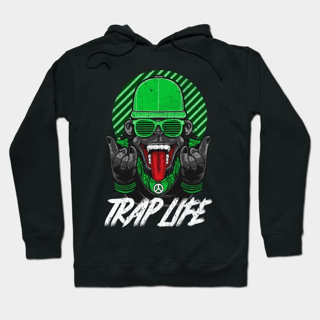 Trap Life - Hiphop/Trap Music Hoodie by WizardingWorld